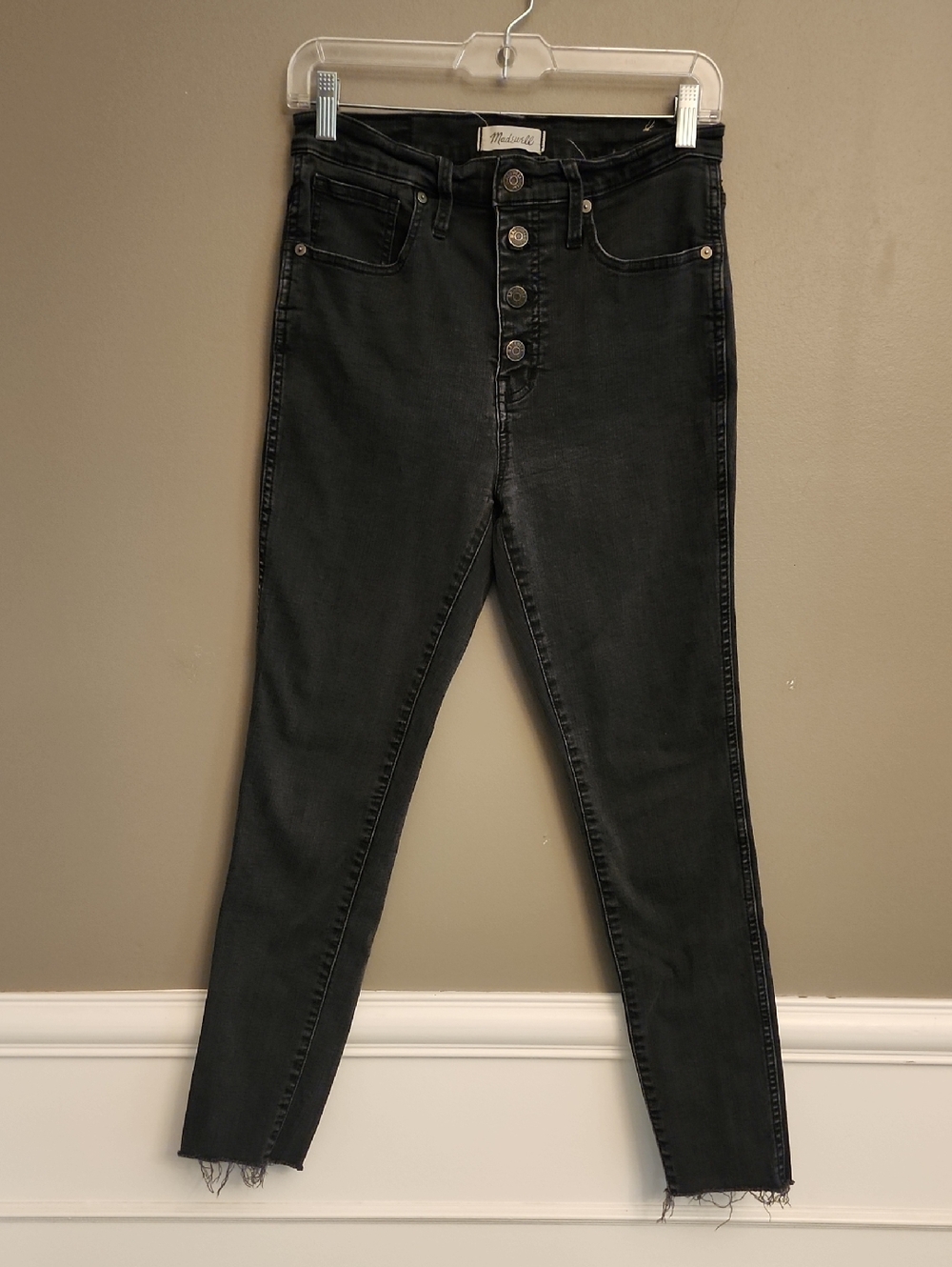 Madewell Black High-Rise Button-Fly Women’s Jeans